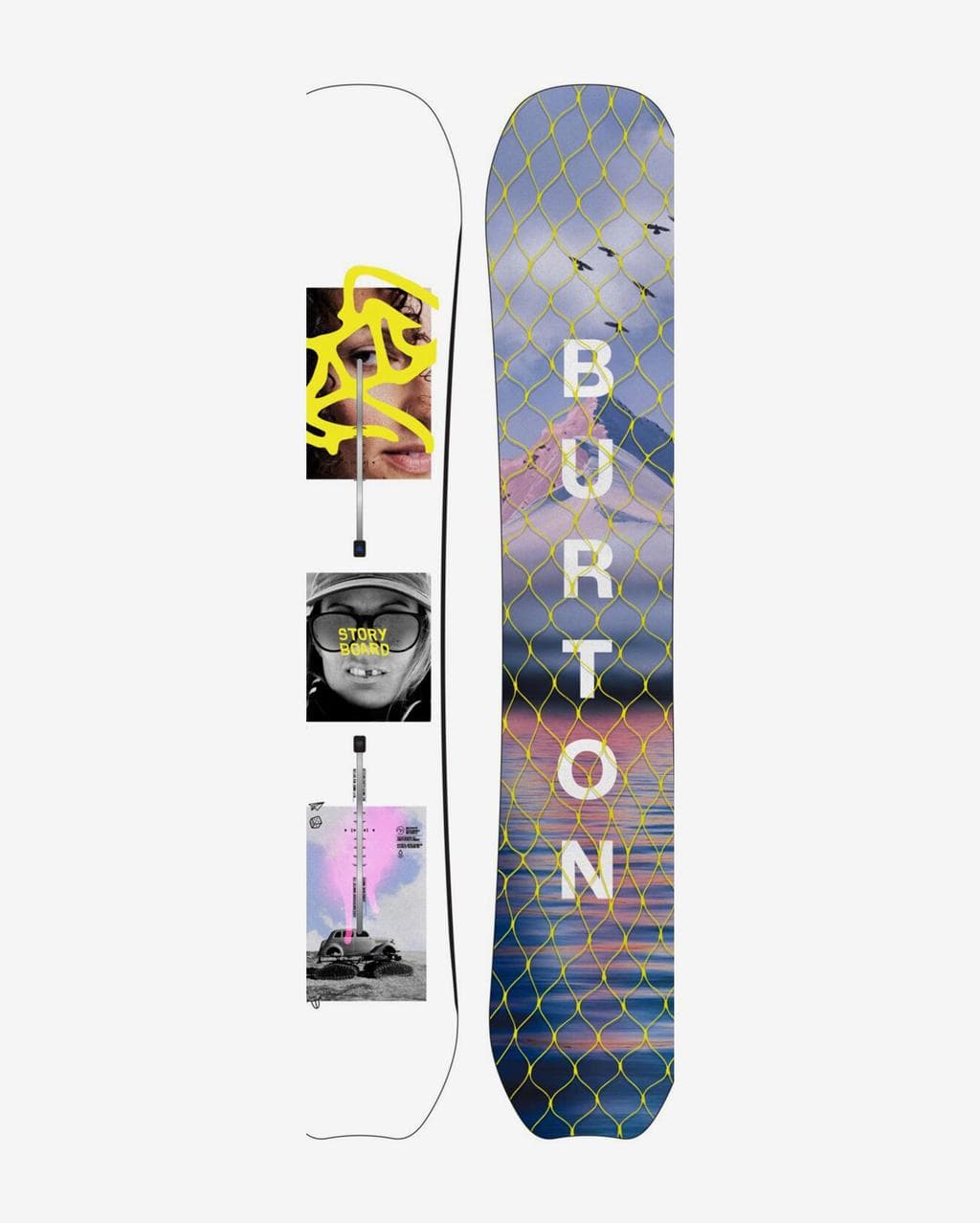 Planche de snowboard Burton Story Board Camber blanc femme - 147